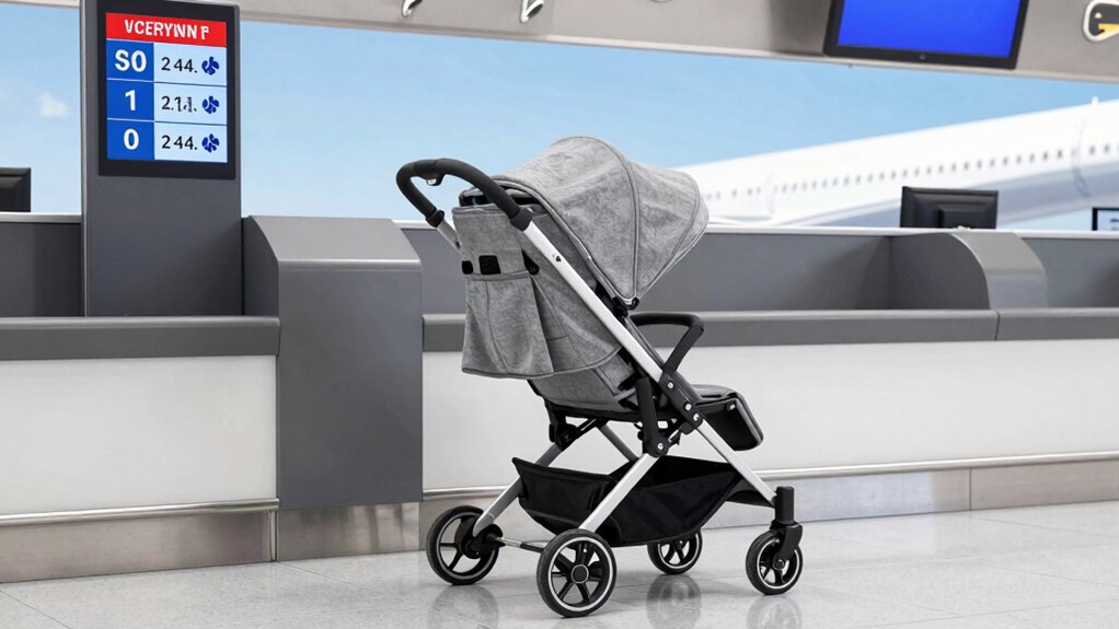 airline stroller size restrictions