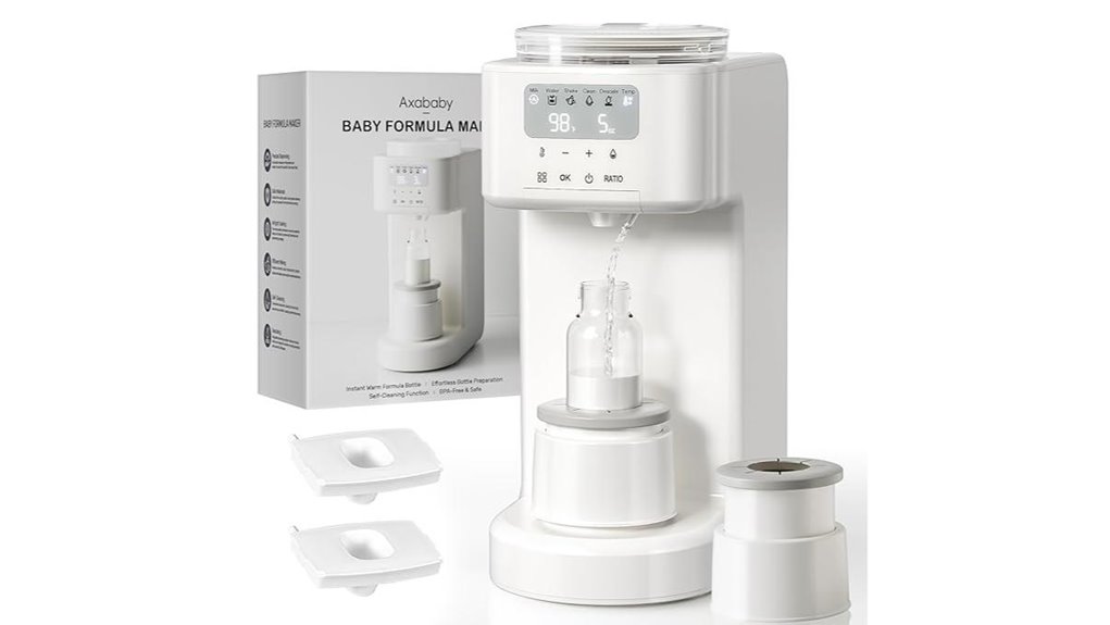 automatic formula dispenser with warm water