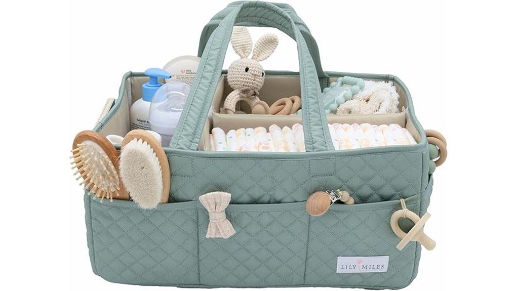 baby diaper storage caddy