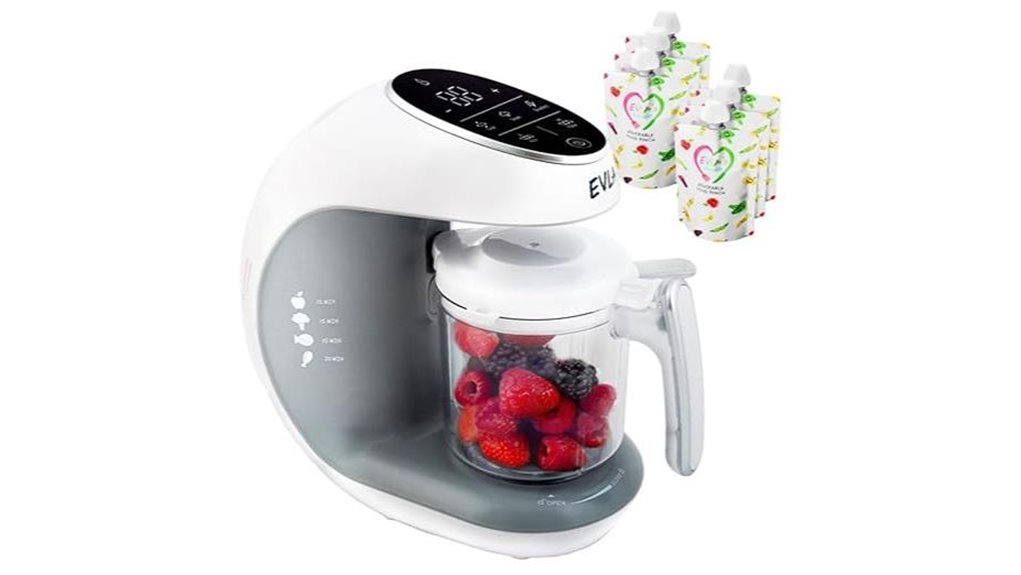 baby food maker touchscreen