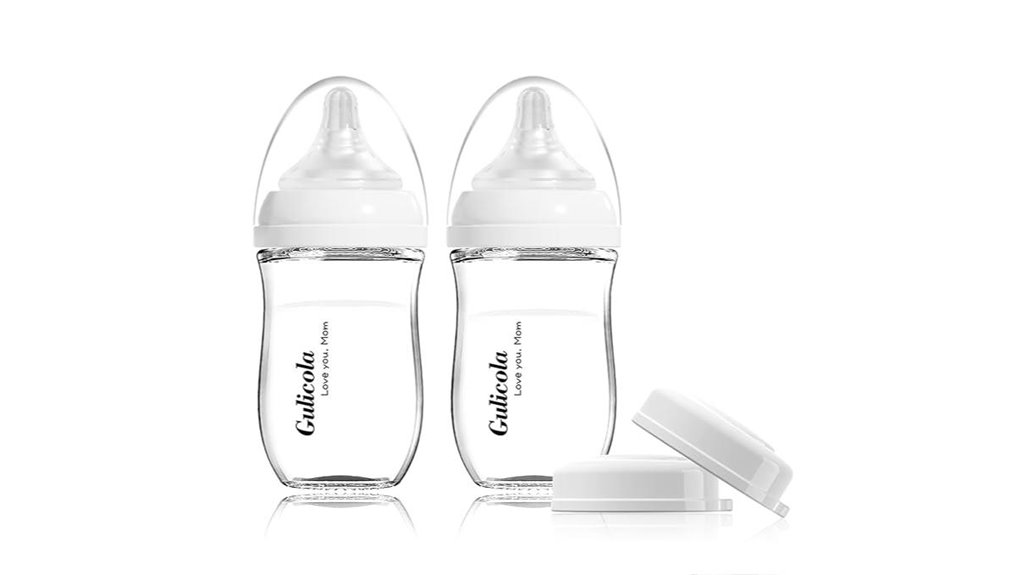 baby glass bottle nipples