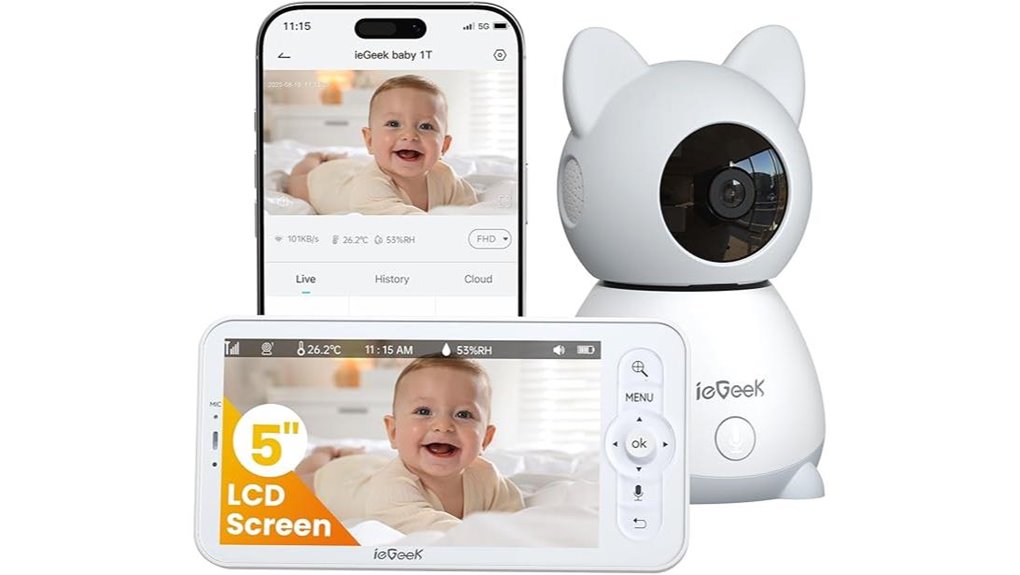 baby monitor with hd camera