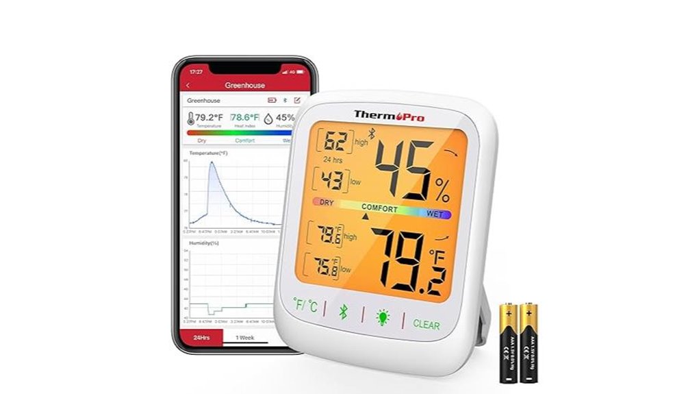 bluetooth hygrometer thermometer