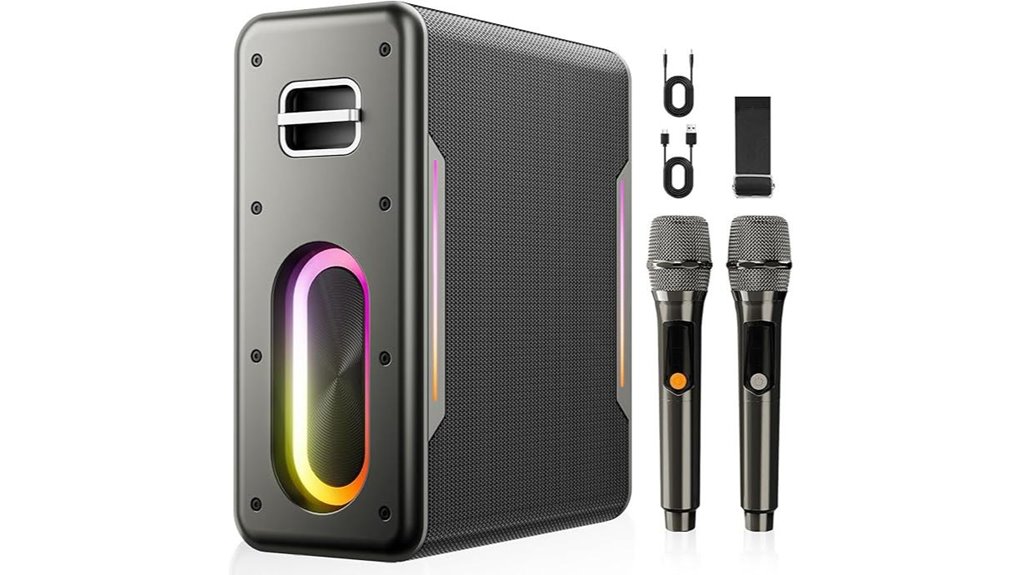 bluetooth karaoke with lights