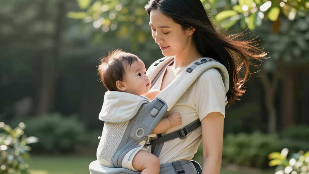 breastfeeding friendly carrier features