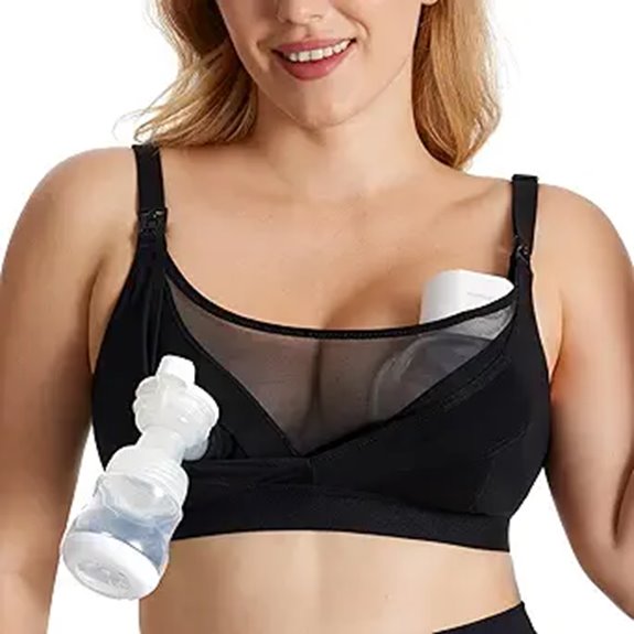 breastfeeding pumping bra