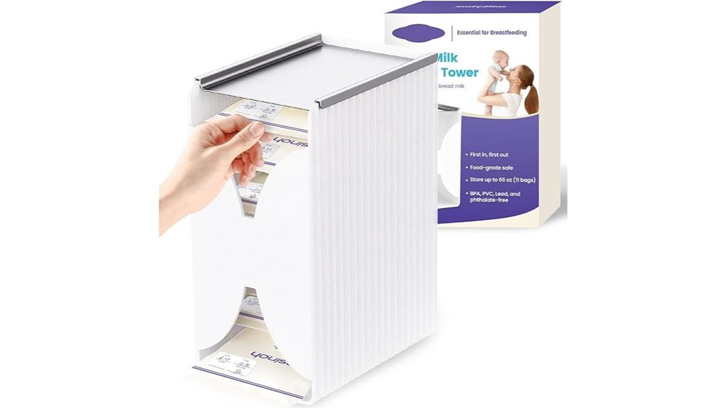 breastmilk storage tower