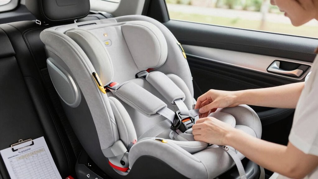 check car seat fit regularly