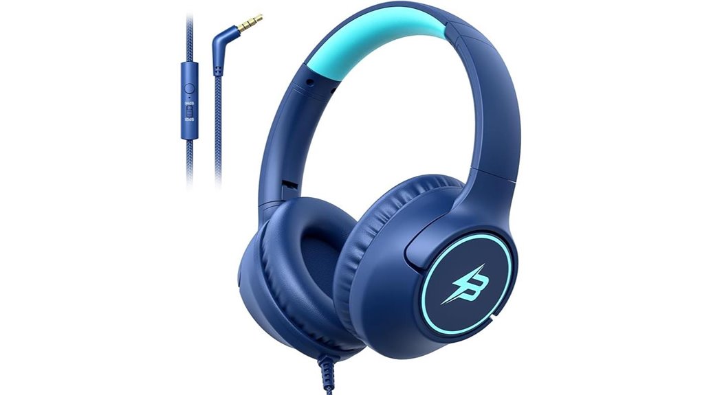 child friendly headphones with mic