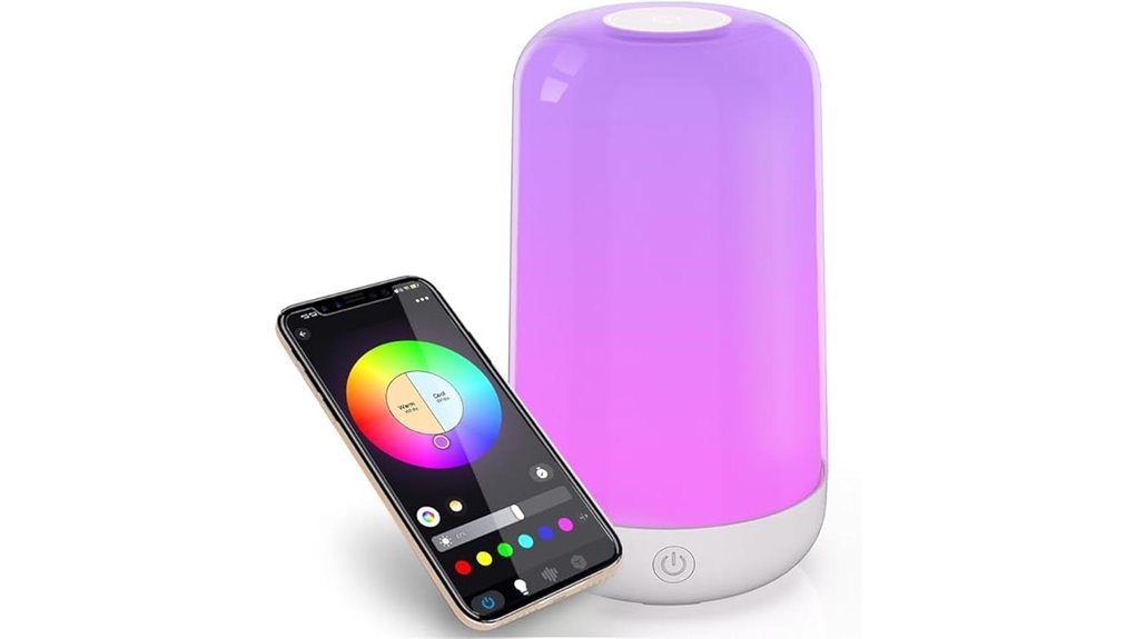 color changing touch lamp