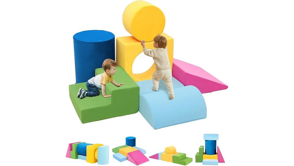 colorful foam toddler blocks
