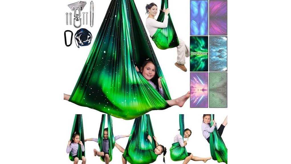 colorful sensory swing for all