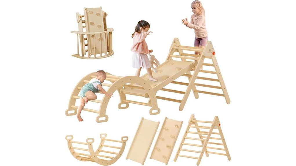 compact pikler climbing toy