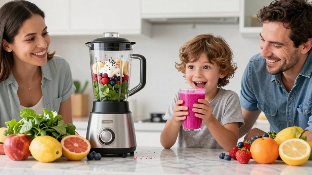 creative colorful smoothie presentation