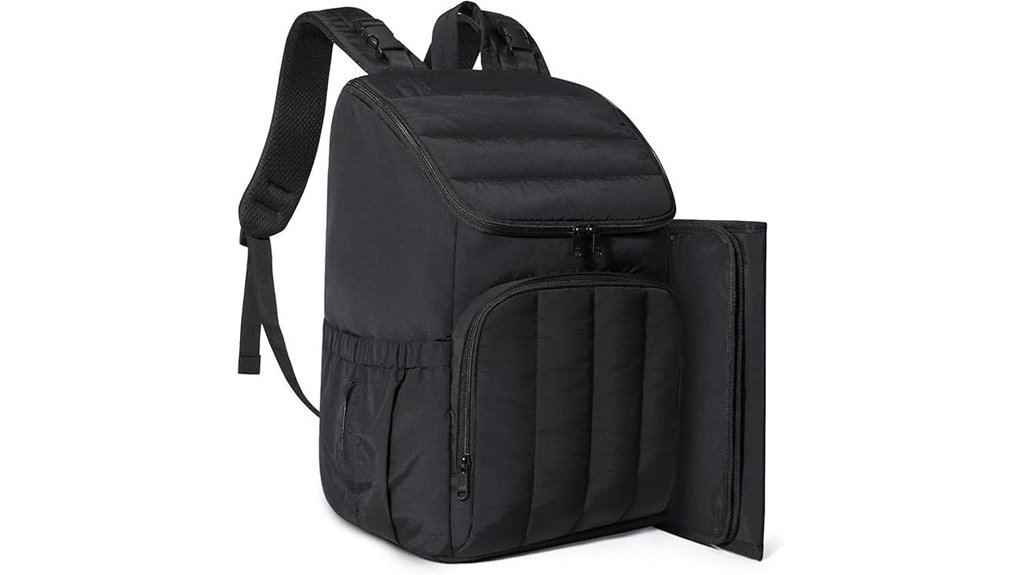 diaper backpack with insulation