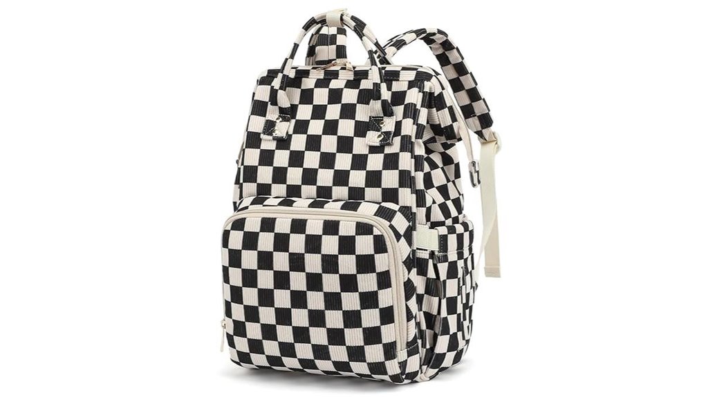 diaper bag with straps