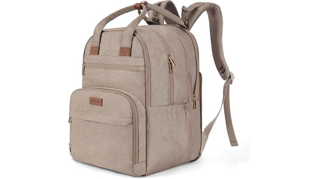 dual compartment mom bag