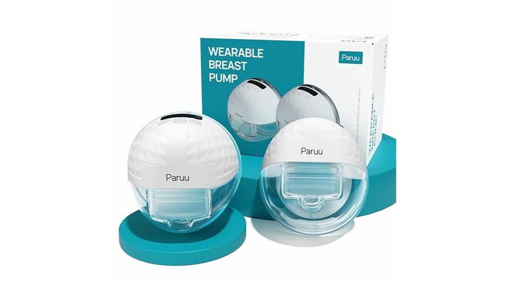 dual pack wearable breast pumps