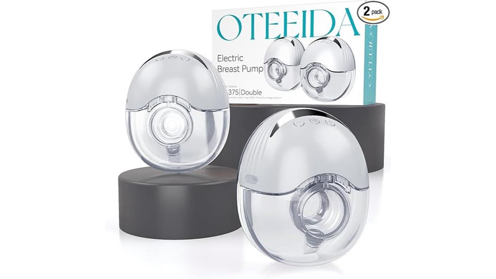 dual wearable breast pumps