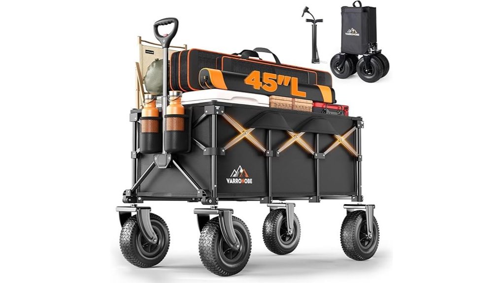 durable collapsible beach cart