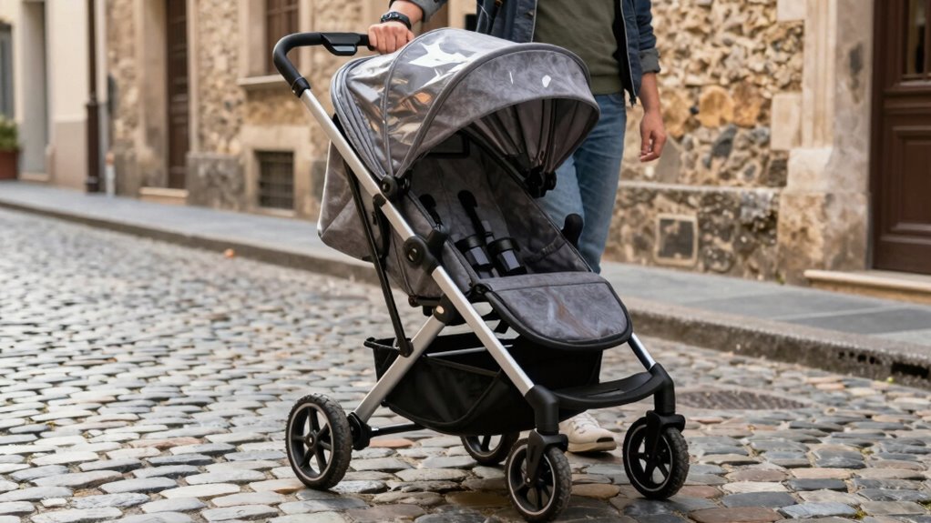 durable maneuverable compact stroller