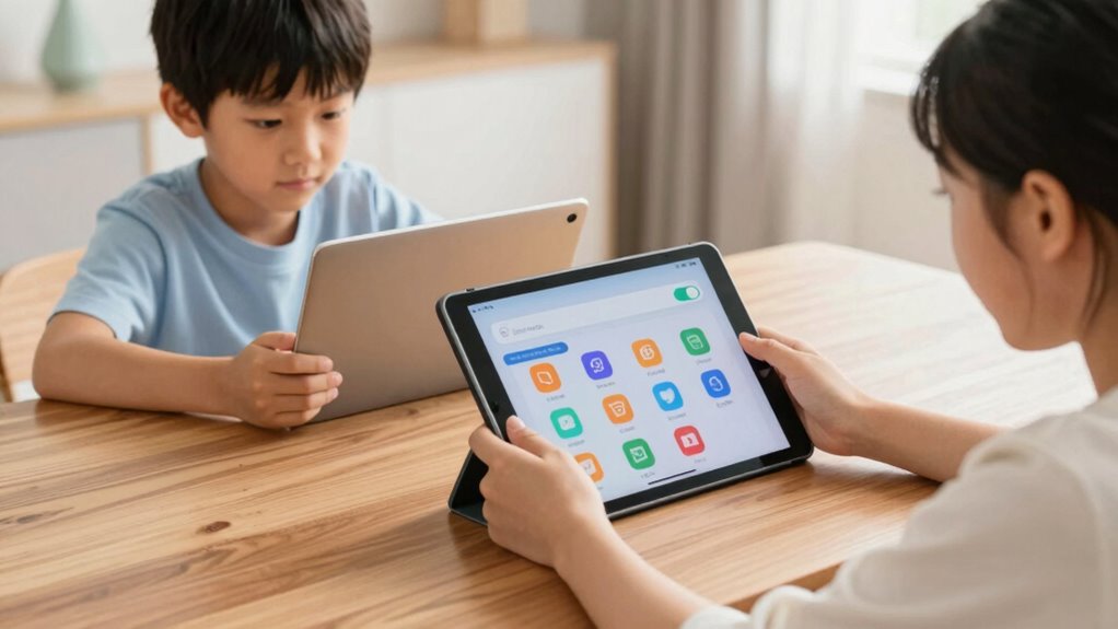 easy kids tablet parental setup