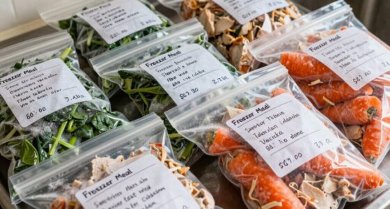 effective freezer meal labeling