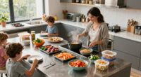 efficient family meal preparation