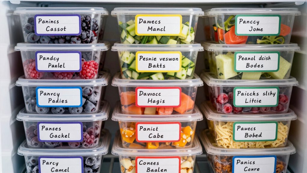 efficient freezer labeling practices