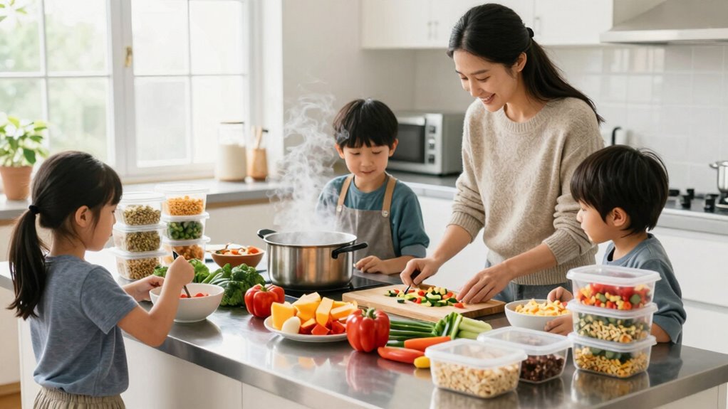 efficient kitchen meal preparation