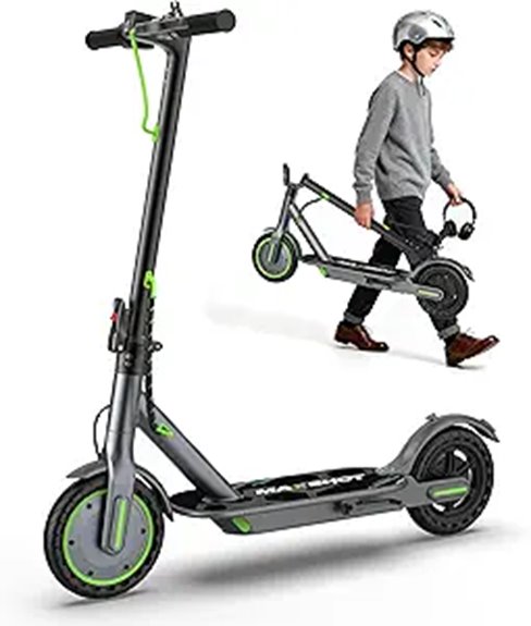 electric scooter with adjustable tires
