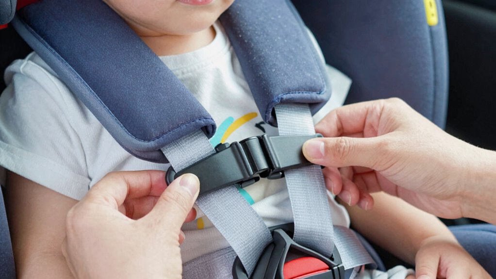 ensure proper chest clip placement