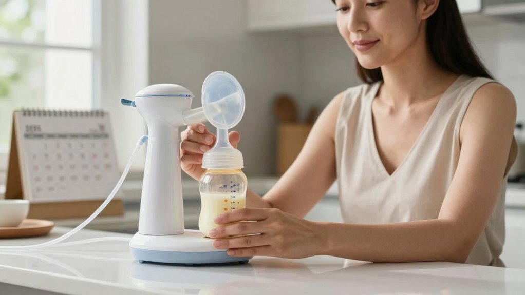 flexible intuitive milk pumping