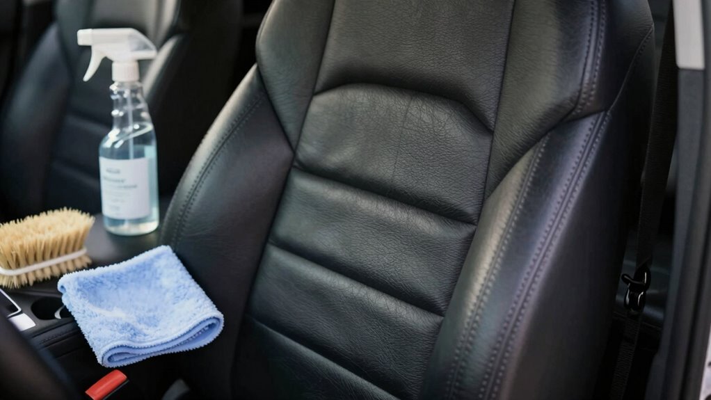 gentle leather cleaning routine