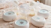 gentle suction breast pumps