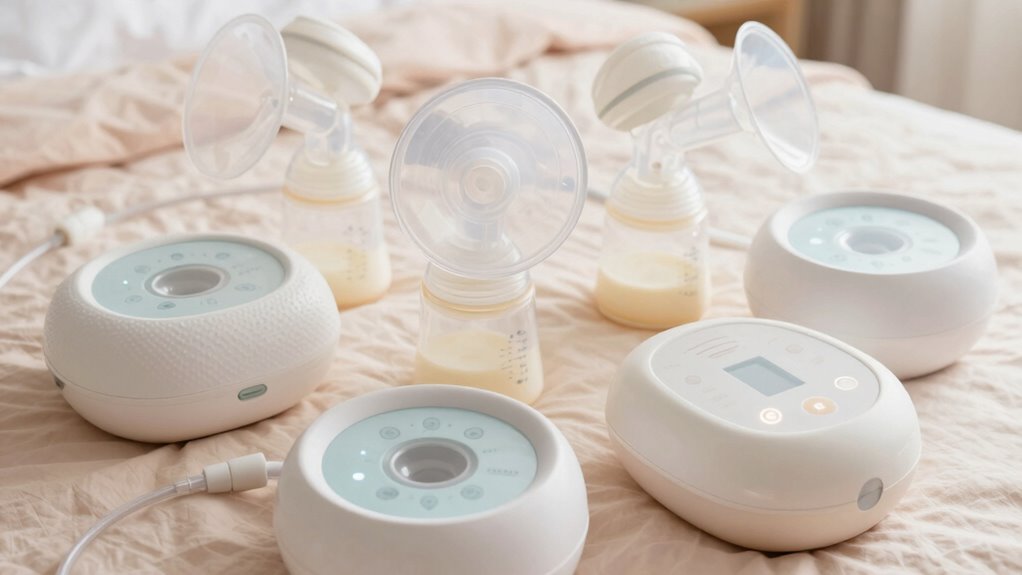 gentle suction breast pumps