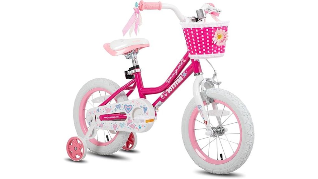girls bike with accessories