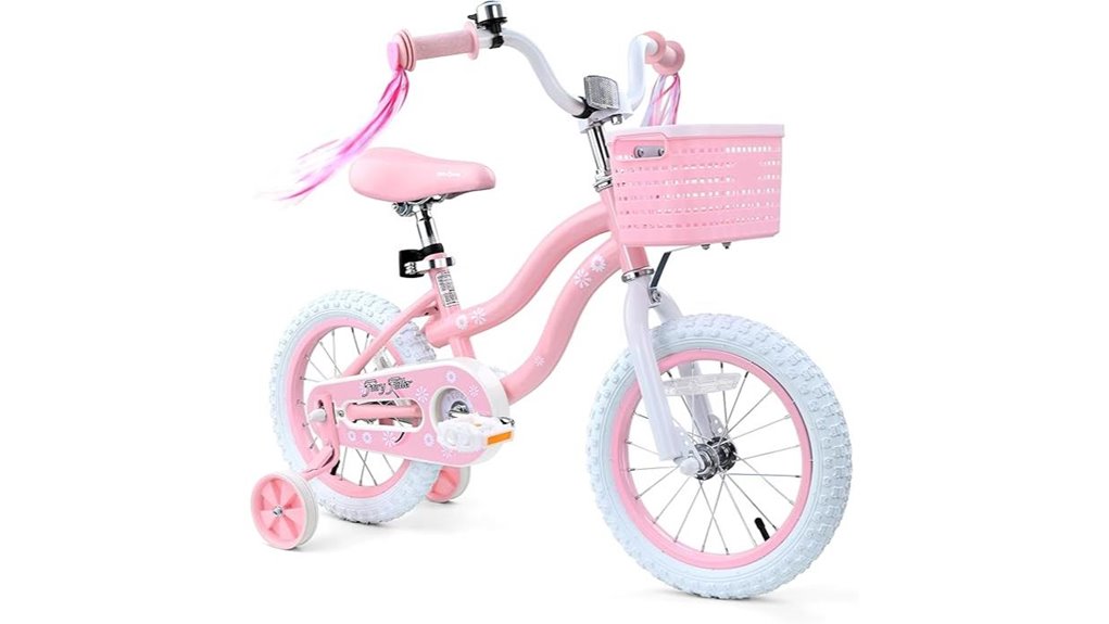 girls bike with accessories