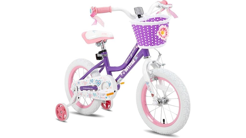 girls bike with accessories