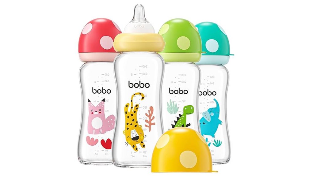 glass baby bottles pack