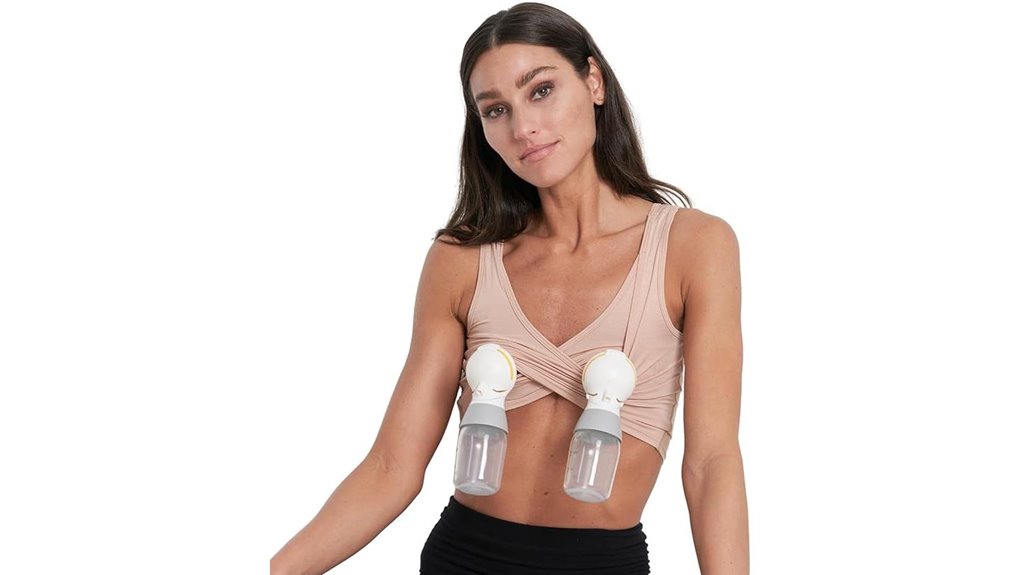 hands free nursing bra