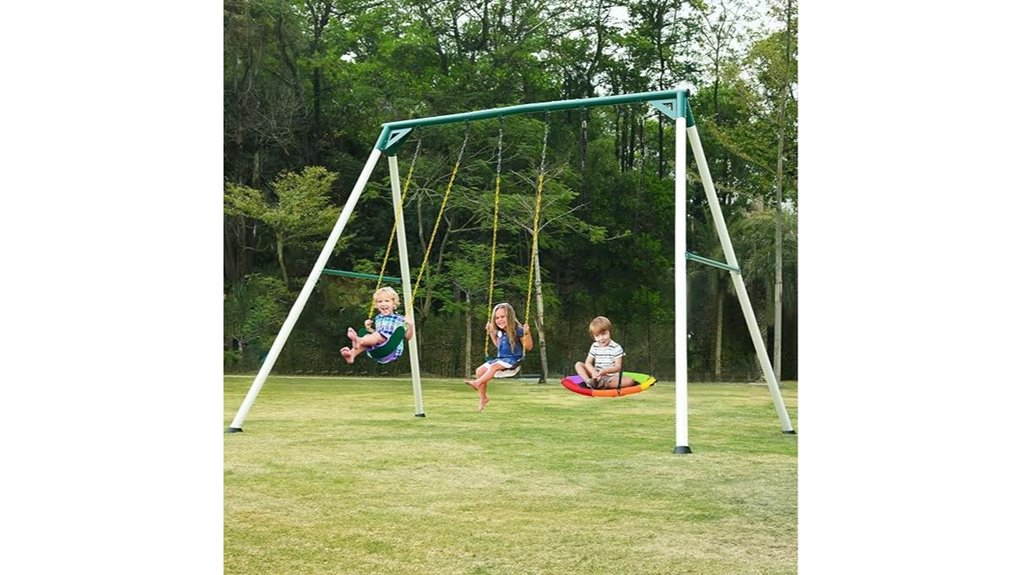 heavy duty backyard swing