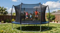 heavy duty backyard trampolines