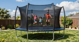 heavy duty backyard trampolines