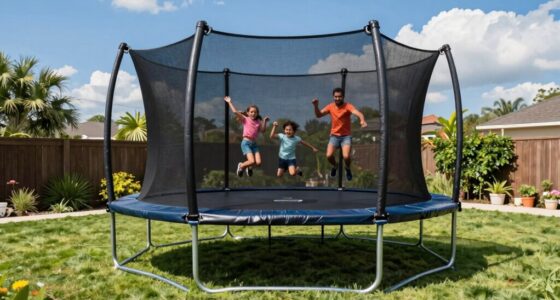 heavy duty backyard trampolines
