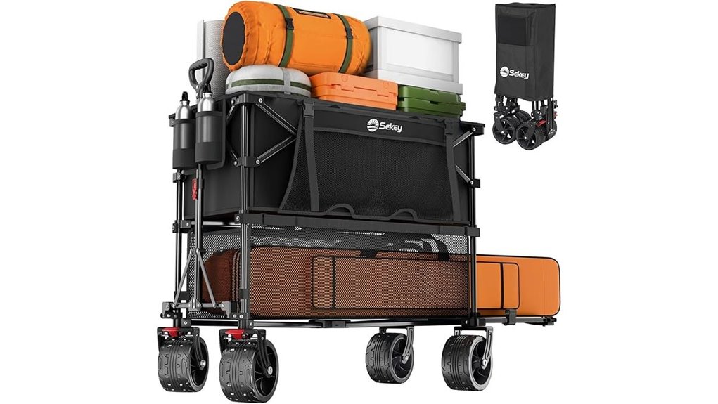 heavy duty collapsible garden cart