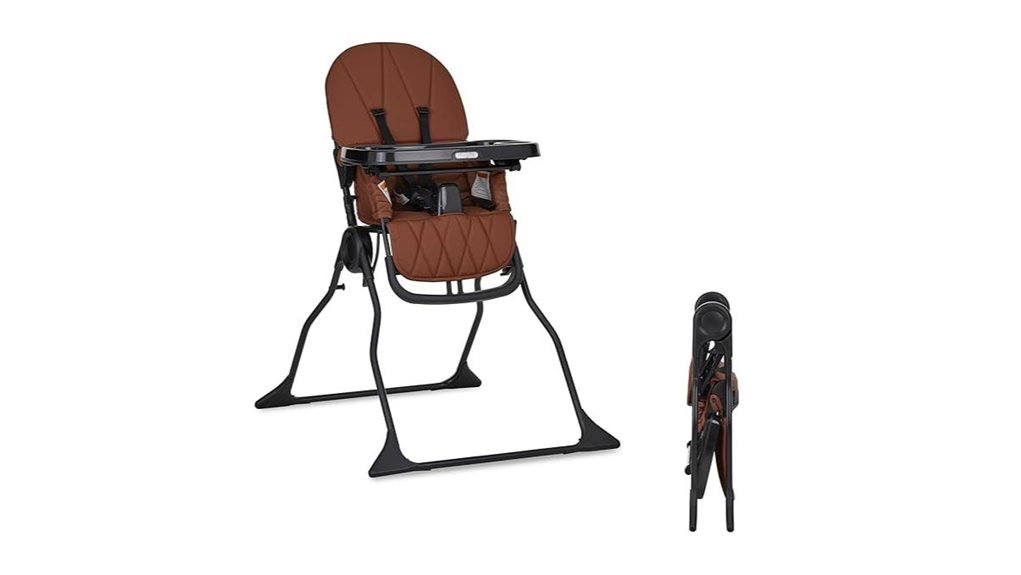 highchair with storage feature