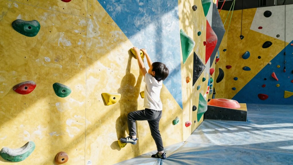 indoor climbing boosts motor skills