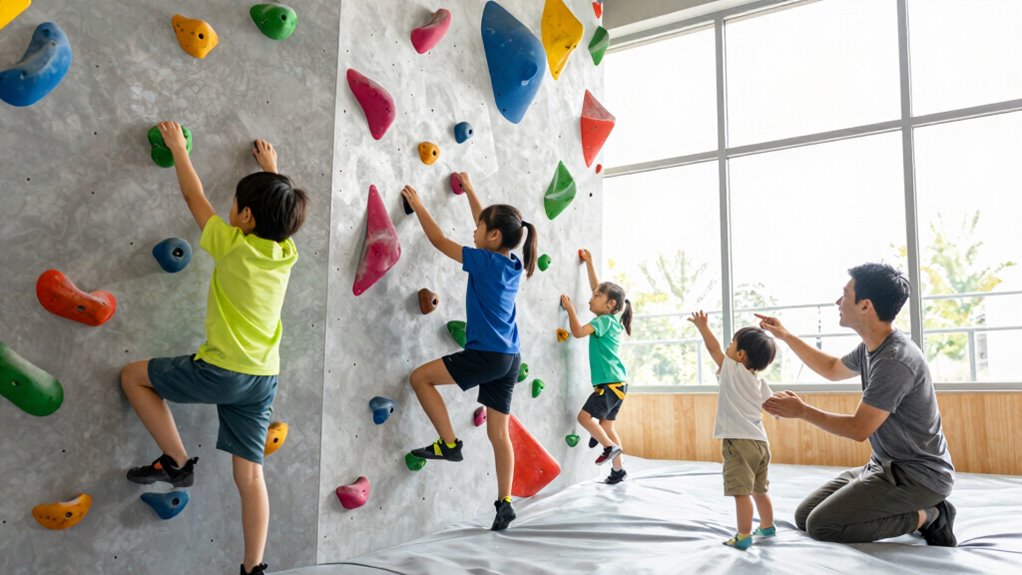 indoor climbing improves motor skills