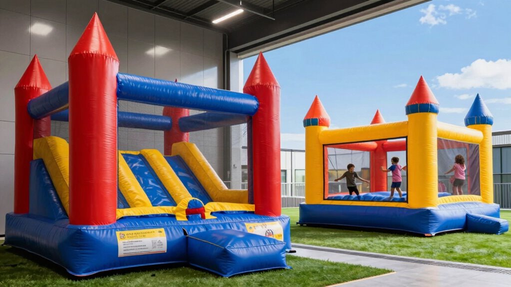 indoor outdoor bounce house checklist